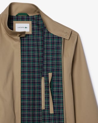Chaqueta Harrington de sarga hidrófuga