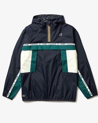 Cortavientos unisex Lacoste x K-Way&reg; con dise&ntilde;o colorblock