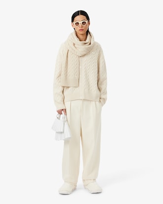 Pañuelo con motivos de ochos de cachemir Runway