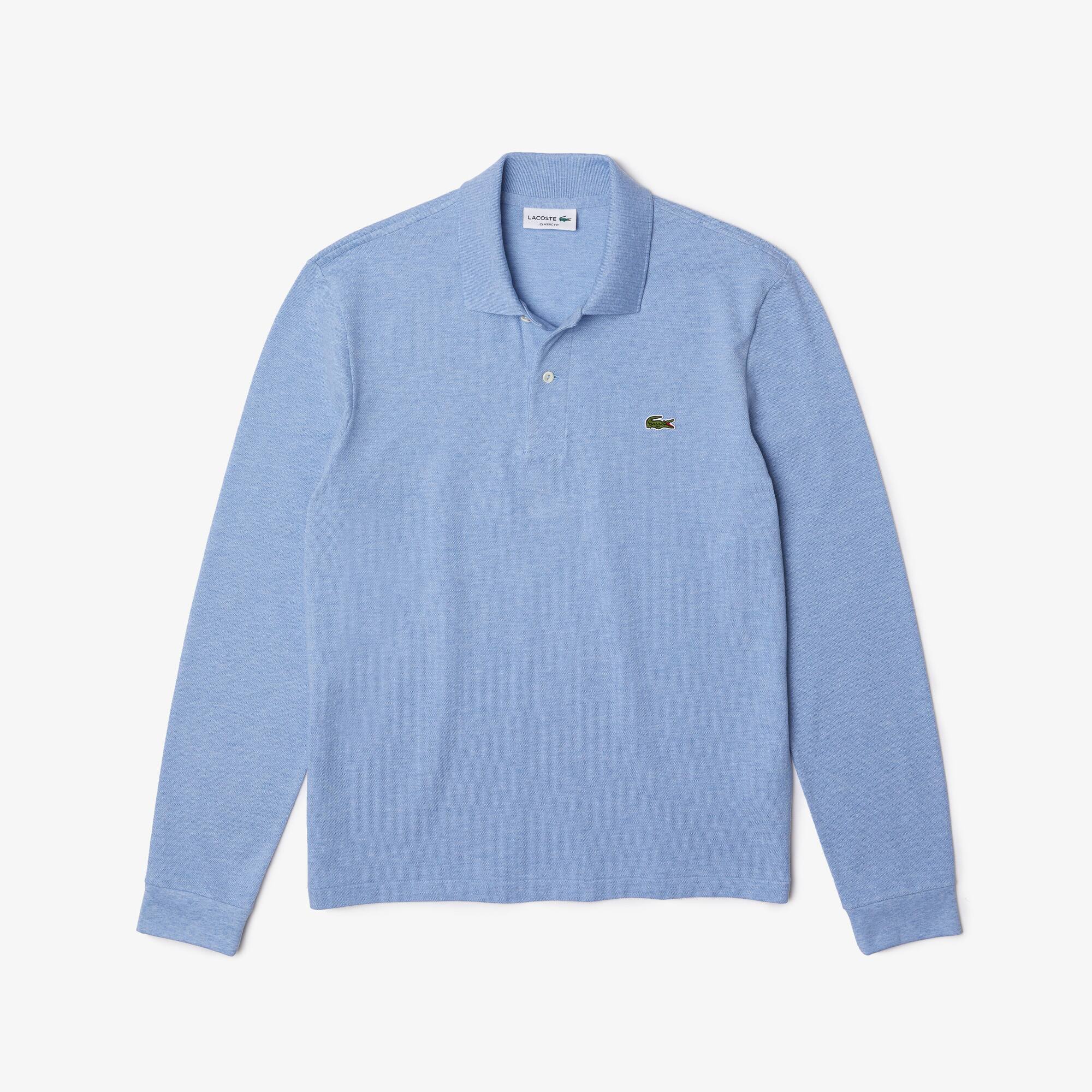 polo manga larga lacoste