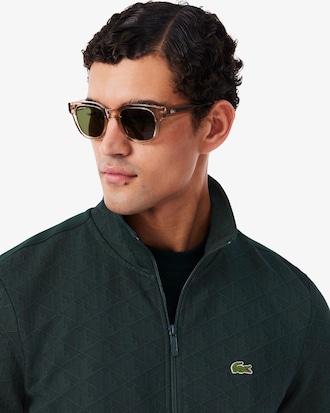 Chaqueta de ch&aacute;ndal con cremallera de jacquard Paris