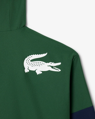 Chaqueta de ch&aacute;ndal deportiva con bloques de color