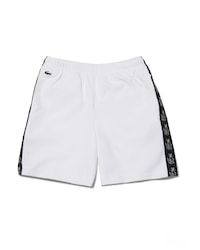 Pantal&oacute;n corto de ni&ntilde;o Lacoste SPORT Tennis ligero con franja y estampado de cocodrilo
