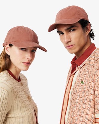 Gorra de sarga de algodón lavado