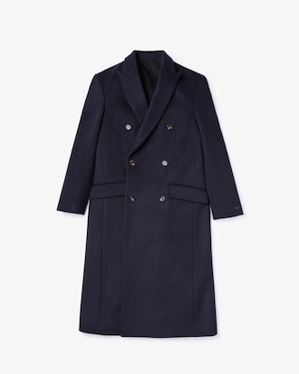 Abrigo de hombre Fashion Show con solapa cruzada