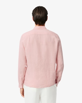 Camisa de lino de corte regular