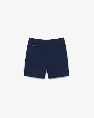 Pantal&oacute;n corto chino de sarga de algod&oacute;n el&aacute;stico