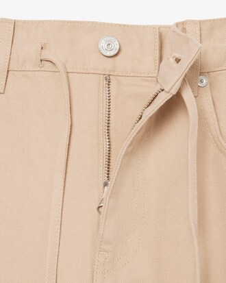 Denim de corte ancho