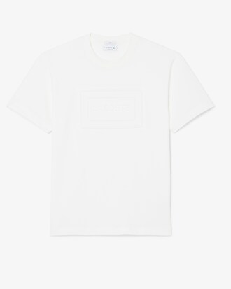 Camiseta de algod&oacute;n grueso marca en relieve