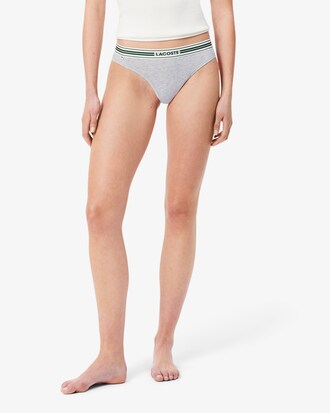 Tanga de algod&oacute;n el&aacute;stico