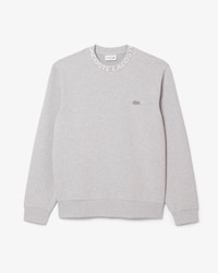 Sudadera de punto jersey con detalles de marca de jacquard