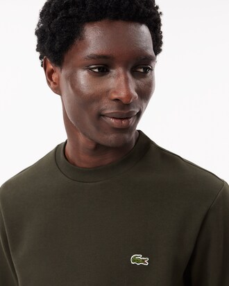 Sudadera de cuello redondo de felpa