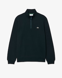 Sudadera de felpa de cuello alto con cremallera