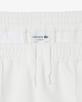 Pantalón de chándal de piqué de corte holgado