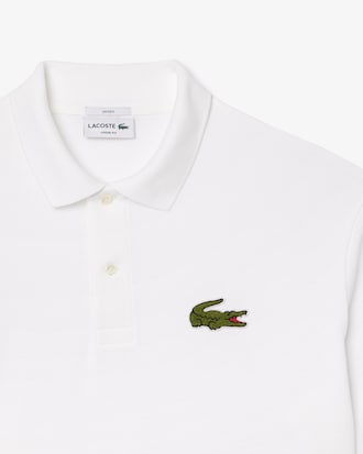 Polo de piqué con insignia de corte holgado L.12.12