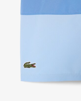 Short de ba&ntilde;o de tafet&aacute;n de rayas