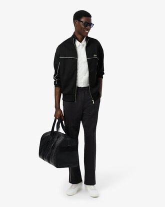 Pantal&oacute;n de ch&aacute;ndal de piqu&eacute; con ribete en contraste
