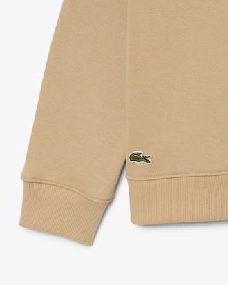 Sudadera Lacoste en felpa con detalles de la marca
