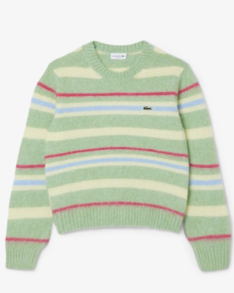 Jersey de lana de alpaca de rayas
