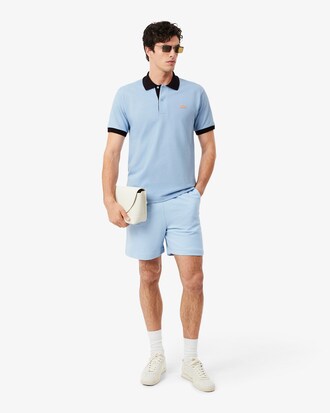 Polo de canal&eacute; en contraste de corte cl&aacute;sico