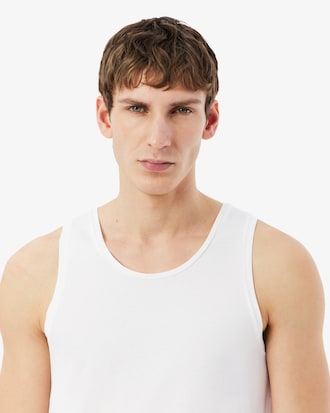 Pack de 3 tops de tirantes de loungewear de algod&oacute;n