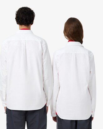 Camisa Oxford de corte regular Lacoste x Alpine