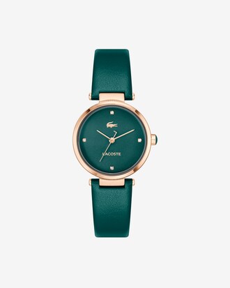 Reloj con correa de piel Orba