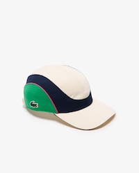 Gorra de tenis de tafetán diamantado