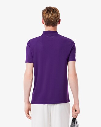 Polo de tenis estampado de corte ajustado Ultra-Dry