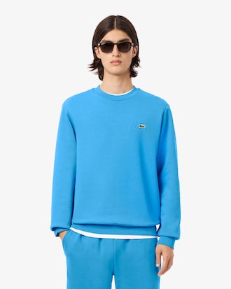 Sudadera de cuello redondo de felpa