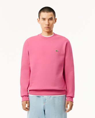 Sudadera de cuello redondo de felpa