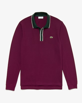 Polo de hombre Lacoste regular fit en piqu&eacute; de algod&oacute;n