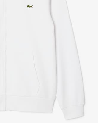 Sudadera de felpa con cremallera de corte cl&aacute;sico