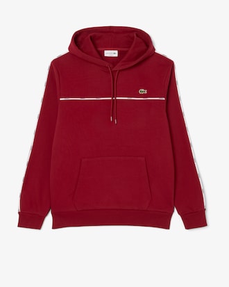 Sudadera de corte clásico de rayas con logotipo