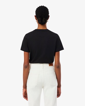 Camiseta de algod&oacute;n con insignia