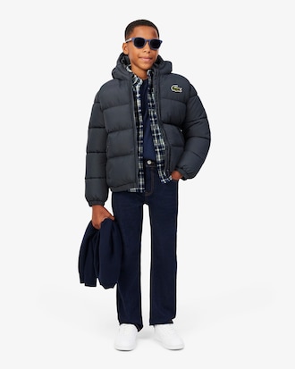 Chaqueta unisex acolchada con capucha
