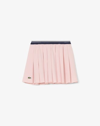 Falda plisada de algod&oacute;n Oxford