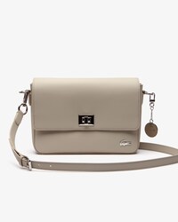 Bolso hombro Daily Classic lona piqu&eacute; revestida solapa