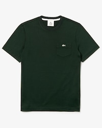 Camiseta unisex Lacoste LIVE en algod&oacute;n suave con bolsillo