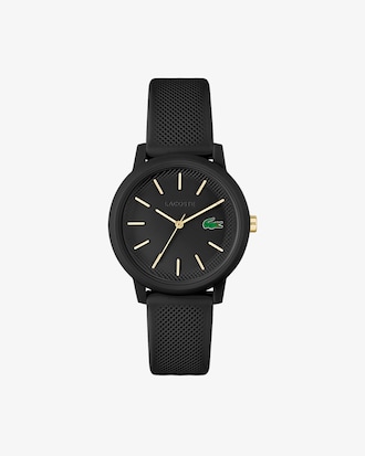 Reloj de mujer Lacoste.12.12 con correa de silicona negra