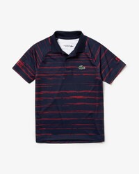 Polo de ni&ntilde;o Lacoste SPORT Novak Djokovic en tejido de punto estampado