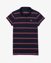 Polo de mujer Lacoste SPORT Golf en tejido el&aacute;stico y transpirable de rayas