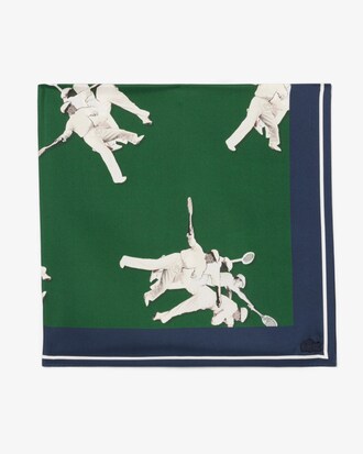 Pañuelo de seda ligero estampado
