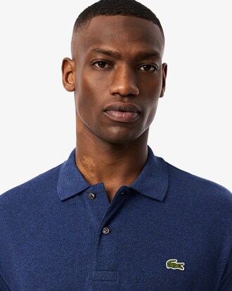 Polo jaspeado de corte clásico L.12.12
