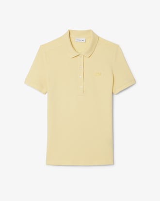 Polo de mujer Lacoste en piqué de algodón stretch