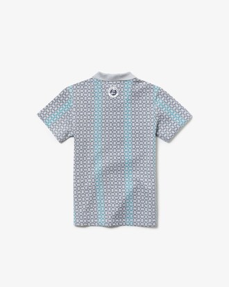 Polo de ni&ntilde;o Lacoste SPORT French Open Edition en minipiqu&eacute; estampado