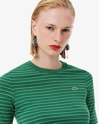 Camiseta de punto jersey de rayas Runway