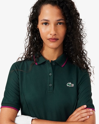 Vestido de golf con ribetes en contraste Ultra-Dry