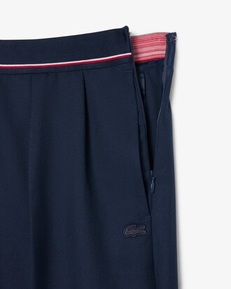 Pantalón de pinzas de mezcla de lana oversized