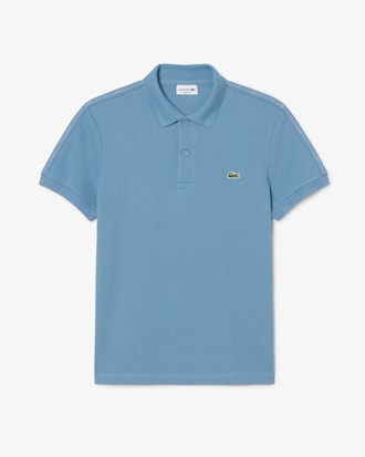 Polo de rayas con logotipo de corte regular